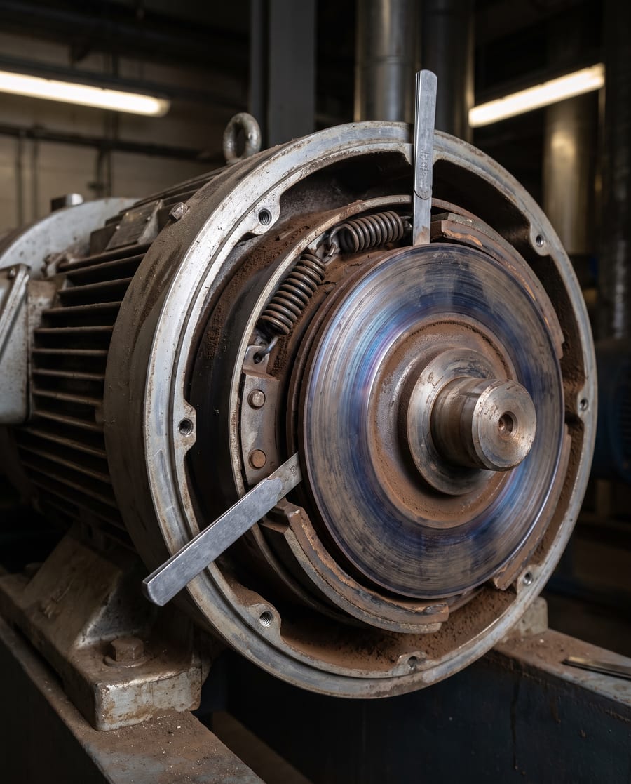 Brake motor failure