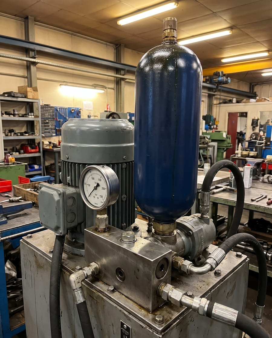 Hydraulic accumulator failure