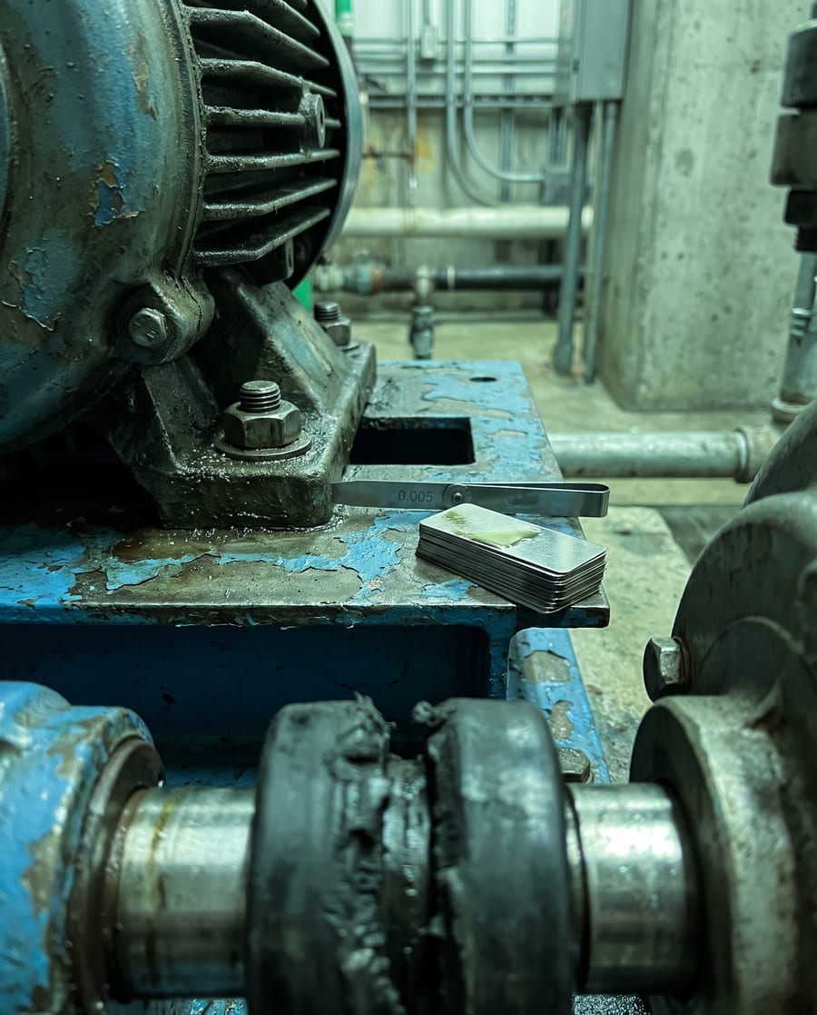 Motor soft foot failure